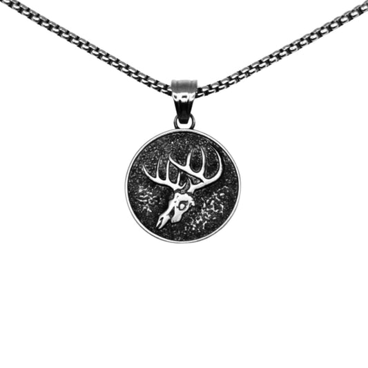 Buck Skull Necklace